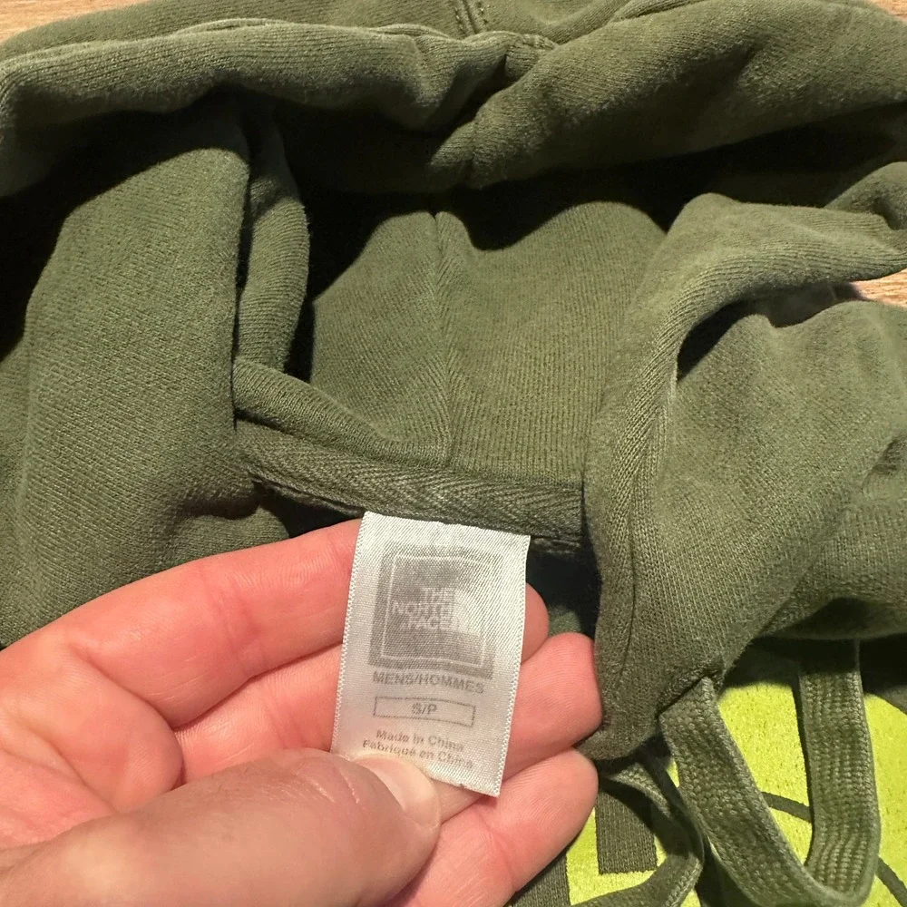 The North Face Green Pullover Hoodie Mens‎ Small NF0A3X9I